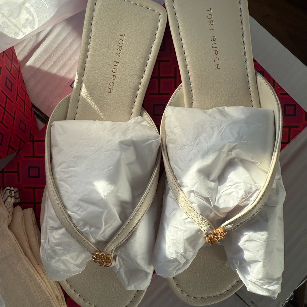 Tory Burch Women's White Sandals